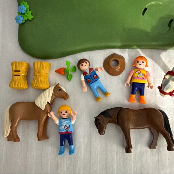 Playmobil Country Cavaliers With Ponies Cart 5457 Replacement Parts.See Descript - Picture 4 of 11